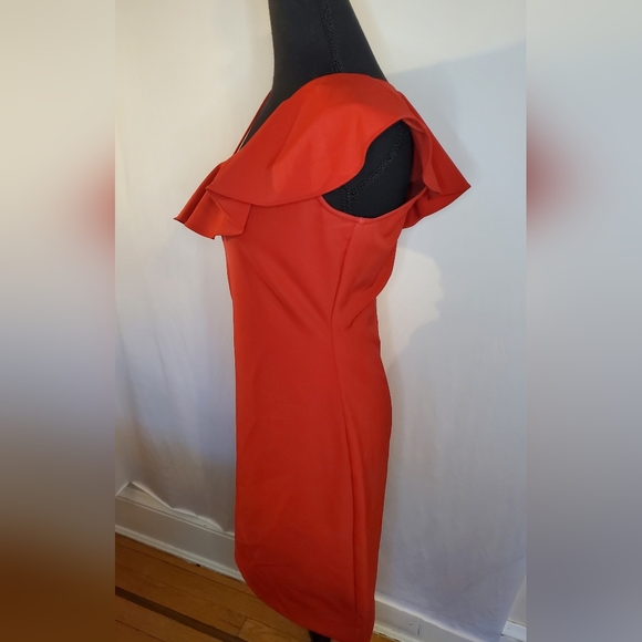 Yoana Baraschi Red Mini Dress Size 4 NWOT - Picture 4 of 10